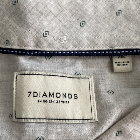 7 Diamonds Long Sleeve Button Down - Picture 4 of 5